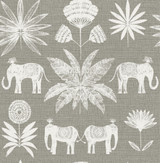 A-Street Prints Bazaar Grey Elephant Oasis Wallpaper Seychelles Covers about 56.4 square feet Great Britain Unpasted 20.9-in repeat, straight match 20.5-in by 33-ft long roll - My Fabric Connection - A-Street Prints Bazaar Grey Elephant Oasis Wallpaper Seychelles Covers about 56.4 square feet Great Britain Unpasted 20.9-in repeat, straight match 20.5-in by 33-ft long roll - My Fabric Connection -