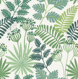 A-Street Prints Praslin Green Botanical Wallpaper Seychelles Covers about 56.4 square feet Great Britain Unpasted 20.9-in repeat, straight match 20.5-in by 33-ft long roll - My Fabric Connection - A-Street Prints Praslin Green Botanical Wallpaper Seychelles Covers about 56.4 square feet Great Britain Unpasted 20.9-in repeat, straight match 20.5-in by 33-ft long roll - My Fabric Connection -