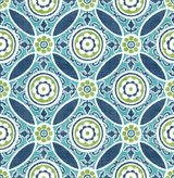 A-Street Prints Maya Teal Medallion Wallpaper Solstice Covers about 56.4 square feet Great Britain Unpasted 20.9-in repeat, straight match 20.5-in by 33-ft long roll - My Fabric Connection - A-Street Prints Maya Teal Medallion Wallpaper Solstice Covers about 56.4 square feet Great Britain Unpasted 20.9-in repeat, straight match 20.5-in by 33-ft long roll - My Fabric Connection -