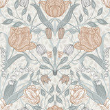 A-Street Prints Tulipa Off White Floral Wallpaper Spring Covers about 56.4 square feet Sweden Unpasted 20.9-in repeat, straight match 20.5-in by 33-ft long roll - My Fabric Connection - A-Street Prints Tulipa Off White Floral Wallpaper Spring Covers about 56.4 square feet Sweden Unpasted 20.9-in repeat, straight match 20.5-in by 33-ft long roll - My Fabric Connection -