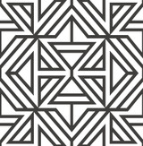 A-Street Prints Helios Black Geometric Wallpaper Theory Covers about 56.4 square feet Great Britain Unpasted 20.9-in repeat, straight match 20.5-in by 33-ft long roll - My Fabric Connection - A-Street Prints Helios Black Geometric Wallpaper Theory Covers about 56.4 square feet Great Britain Unpasted 20.9-in repeat, straight match 20.5-in by 33-ft long roll - My Fabric Connection -