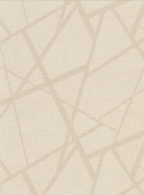 Warner Avatar Cream Abstract Geometric Wallpaper Warner Textures X Covers about 60.8 square feet United States Unpasted 18-in repeat, drop match 27-in by 27-ft long roll - My Fabric Connection -