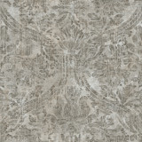Warner Abigail Grey Damask Wallpaper Warner Textures X Covers about 60.8 square feet United States Unpasted 24-in repeat, straight match 27-in by 27-ft long roll - My Fabric Connection -