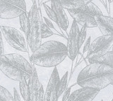 Advantage Suki Silver Leaves Wallpaper Windsong Covers about 57.5 square feet Germany Unpasted 25.2-in repeat, drop match 20.9-in by 33-ft long roll - My Fabric Connection - Advantage Suki Silver Leaves Wallpaper Windsong Covers about 57.5 square feet Germany Unpasted 25.2-in repeat, drop match 20.9-in by 33-ft long roll - My Fabric Connection -