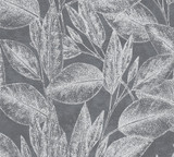 Advantage Suki Grey Leaves Wallpaper Windsong Covers about 57.5 square feet Germany Unpasted 25.2-in repeat, drop match 20.9-in by 33-ft long roll - My Fabric Connection -