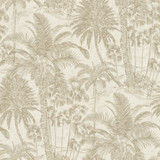 Advantage Yubi Gold Palm Trees Wallpaper Windsong Covers about 57.5 square feet Germany Unpasted 20.9-in repeat, straight match 20.9-in by 33-ft long roll - My Fabric Connection - Advantage Yubi Gold Palm Trees Wallpaper Windsong Covers about 57.5 square feet Germany Unpasted 20.9-in repeat, straight match 20.9-in by 33-ft long roll - My Fabric Connection -