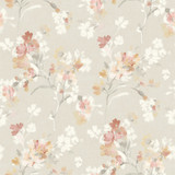 Chesapeake Azalea Ruby Floral Branches Wallpaper Wildflower Covers about 56.4 square feet United States Prepasted 20.5-in repeat, straight match 20.5-in by 33-ft long roll - My Fabric Connection - Chesapeake Azalea Ruby Floral Branches Wallpaper Wildflower Covers about 56.4 square feet United States Prepasted 20.5-in repeat, straight match 20.5-in by 33-ft long roll - My Fabric Connection -