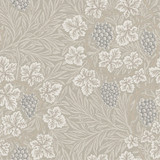A-Street Prints Vine Light Grey Woodland Fruits Wallpaper Hidden Treasures Covers about 57.5 square feet Sweden Unpasted 20.9-in repeat, straight match 20.9-in by 33-ft long roll - My Fabric Connection -