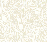 ohpopsi Verdure Neutral Painted Botanical Wallpaper Glasshouse Covers about 54.2 square feet Great Britain Unpasted 39.7-in repeat, half drop match 19.7-in by 33-ft long roll - My Fabric Connection -