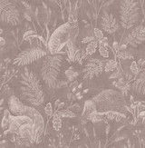 Advantage Woodland Mahogany Toile Wallpaper Westbury Forest Covers about 56.4 square feet Great Britain Unpasted 20.9-in repeat, drop match 20.5-in by 33-ft long roll - My Fabric Connection - Advantage Woodland Mahogany Toile Wallpaper Westbury Forest Covers about 56.4 square feet Great Britain Unpasted 20.9-in repeat, drop match 20.5-in by 33-ft long roll - My Fabric Connection -