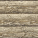 Chesapeake Bunkhouse Light Brown Wallpaper Yellowstone Covers about 56.4 square feet United States Prepasted 20.5-in repeat, straight match 20.5-in by 33-ft long roll - My Fabric Connection -