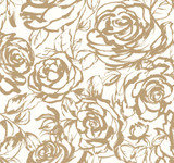 A-Street Prints Nelda Gold Rose Wallpaper Whimsy Covers about 60.8 square feet United States Unpasted 25.25-in repeat, drop match 27-in by 27-ft long roll - My Fabric Connection - A-Street Prints Nelda Gold Rose Wallpaper Whimsy Covers about 60.8 square feet United States Unpasted 25.25-in repeat, drop match 27-in by 27-ft long roll - My Fabric Connection -