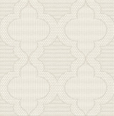 A-Street Prints Ernest Taupe Quilted Quatrefoil Wallpaper Whimsy Covers about 56.4 square feet Great Britain Unpasted 10.4-in repeat, drop match 20.5-in by 33-ft long roll - My Fabric Connection - A-Street Prints Ernest Taupe Quilted Quatrefoil Wallpaper Whimsy Covers about 56.4 square feet Great Britain Unpasted 10.4-in repeat, drop match 20.5-in by 33-ft long roll - My Fabric Connection -