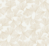Antonina Vella Gingko Toss Gold Wallpaper Antonina Vella Dazzling Dimensions Volume II Covers about 60.8 square feet United States Unpasted 25.25-in repeat, straight match 27-in by 27-ft long roll - My Fabric Connection - Antonina Vella Gingko Toss Gold Wallpaper Antonina Vella Dazzling Dimensions Volume II Covers about 60.8 square feet United States Unpasted 25.25-in repeat, straight match 27-in by 27-ft long roll - My Fabric Connection -