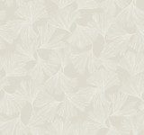 Antonina Vella Gingko Toss Cream Wallpaper Antonina Vella Dazzling Dimensions Volume II Covers about 60.8 square feet United States Unpasted 25.25-in repeat, straight match 27-in by 27-ft long roll - My Fabric Connection - Antonina Vella Gingko Toss Cream Wallpaper Antonina Vella Dazzling Dimensions Volume II Covers about 60.8 square feet United States Unpasted 25.25-in repeat, straight match 27-in by 27-ft long roll - My Fabric Connection -