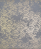 Antonina Vella Eclipse Grey & Gold Wallpaper Antonina Vella Modern Metals Covers about 56.9 square feet China Unpasted 25.2-in repeat, drop match 20.8-in by 32.8-ft long roll - My Fabric Connection -