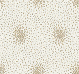 Antonina Vella Petite Leaves Cream & Gold Wallpaper Antonina Vella Modern Metals Second Edition Covers about 60.5 square feet China Unpasted 25.2-in repeat, straight match 27-in by 26.9-ft long roll - My Fabric Connection - Antonina Vella Petite Leaves Cream & Gold Wallpaper Antonina Vella Modern Metals Second Edition Covers about 60.5 square feet China Unpasted 25.2-in repeat, straight match 27-in by 26.9-ft long roll - My Fabric Connection -
