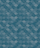 Antonina Vella Mermaid Scales Blue Wallpaper Antonina Vella Natural Opalescence Covers about 57.8 square feet China Unpasted 25.2-in repeat, straight match 21-in by 33-ft long roll - My Fabric Connection - Antonina Vella Mermaid Scales Blue Wallpaper Antonina Vella Natural Opalescence Covers about 57.8 square feet China Unpasted 25.2-in repeat, straight match 21-in by 33-ft long roll - My Fabric Connection -