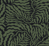 York Wallcoverings Fern Fronds Black & Green Wallpaper Artistic Abstracts Covers about 60.8 square feet Unpasted 25.25-in repeat, drop match 27-in by 27-ft long roll - My Fabric Connection - York Wallcoverings Fern Fronds Black & Green Wallpaper Artistic Abstracts Covers about 60.8 square feet Unpasted 25.25-in repeat, drop match 27-in by 27-ft long roll - My Fabric Connection -