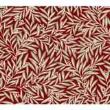 Ronald Redding Rowan Red Wallpaper Arts and Crafts Covers about 60.8 square feet Unpasted 24-in repeat, straight match 27-in by 27-ft long roll - My Fabric Connection - Ronald Redding Rowan Red Wallpaper Arts and Crafts Covers about 60.8 square feet Unpasted 24-in repeat, straight match 27-in by 27-ft long roll - My Fabric Connection -