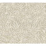 Ronald Redding Rowan Neutral Wallpaper Arts and Crafts Covers about 60.8 square feet Unpasted 24-in repeat, straight match 27-in by 27-ft long roll - My Fabric Connection -