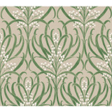 Ronald Redding Calluna Linen Metallic Wallpaper Arts and Crafts Covers about 60.8 square feet Unpasted 24-in repeat, straight match 27-in by 27-ft long roll - My Fabric Connection - Ronald Redding Calluna Linen Metallic Wallpaper Arts and Crafts Covers about 60.8 square feet Unpasted 24-in repeat, straight match 27-in by 27-ft long roll - My Fabric Connection -