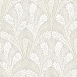 Inspired by Color Shell Damask Grey Wallpaper Beige & Neutrals Covers about 56.4 square feet Prepasted 20.5-in repeat, drop match 20.5-in by 33-ft long roll - My Fabric Connection - Inspired by Color Shell Damask Grey Wallpaper Beige & Neutrals Covers about 56.4 square feet Prepasted 20.5-in repeat, drop match 20.5-in by 33-ft long roll - My Fabric Connection -