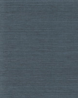 York Wallcoverings Plain Grass Sisal Grasscloth Blue Wallpaper Blooms Covers about 72 square feet Unpasted No repeat, random match 36-in by 24-ft long roll - My Fabric Connection -