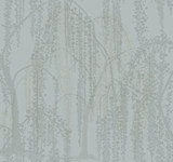 Candice Olson Willow Glow Smokey Blue Wallpaper Candice Olson After 8 Covers about 60.8 square feet Unpasted 25.25-in repeat, drop match 27-in by 27-ft long roll - My Fabric Connection -