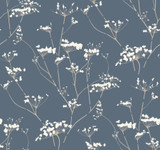Candice Olson Enchanted Blue Wallpaper Candice Olson Botanical Dreams Covers about 60.8 square feet Unpasted 25.25-in repeat, straight match 27-in by 27-ft long roll - My Fabric Connection - Candice Olson Enchanted Blue Wallpaper Candice Olson Botanical Dreams Covers about 60.8 square feet Unpasted 25.25-in repeat, straight match 27-in by 27-ft long roll - My Fabric Connection -