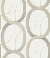 Candice Olson Interlock Taupe Wallpaper Candice Olson Modern Nature 2nd Edition Covers about 56.4 square feet Unpasted 24-in repeat, straight match 20.5-in by 33-ft long roll - My Fabric Connection - Candice Olson Interlock Taupe Wallpaper Candice Olson Modern Nature 2nd Edition Covers about 56.4 square feet Unpasted 24-in repeat, straight match 20.5-in by 33-ft long roll - My Fabric Connection -
