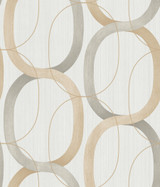 Candice Olson Interlock Dark Taupe Wallpaper Candice Olson Modern Nature 2nd Edition Covers about 56.4 square feet Unpasted 24-in repeat, straight match 20.5-in by 33-ft long roll - My Fabric Connection - Candice Olson Interlock Dark Taupe Wallpaper Candice Olson Modern Nature 2nd Edition Covers about 56.4 square feet Unpasted 24-in repeat, straight match 20.5-in by 33-ft long roll - My Fabric Connection -
