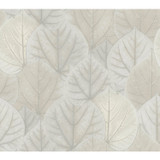 Candice Olson Leaf Concerto Grey Wallpaper Candice Olson Modern Nature 2nd Edition Covers about 60.8 square feet Unpasted 24-in repeat, straight match 27-in by 27-ft long roll - My Fabric Connection - Candice Olson Leaf Concerto Grey Wallpaper Candice Olson Modern Nature 2nd Edition Covers about 60.8 square feet Unpasted 24-in repeat, straight match 27-in by 27-ft long roll - My Fabric Connection -