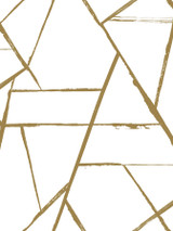 Carol Benson-Cobb Intersect Gold Metallic Wallpaper Carol Benson-Cobb Signature Covers about 60.8 square feet Unpasted 36-in repeat, drop match 27-in by 27-ft long roll - My Fabric Connection - Carol Benson-Cobb Intersect Gold Metallic Wallpaper Carol Benson-Cobb Signature Covers about 60.8 square feet Unpasted 36-in repeat, drop match 27-in by 27-ft long roll - My Fabric Connection -