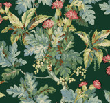 Ronald Redding Briarwood Green Wallpaper Classics Covers about 60.8 square feet Unpasted 25.25-in repeat, drop match 27-in by 27-ft long roll - My Fabric Connection - Ronald Redding Briarwood Green Wallpaper Classics Covers about 60.8 square feet Unpasted 25.25-in repeat, drop match 27-in by 27-ft long roll - My Fabric Connection -