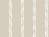 Ronald Redding Braided Stripe Beige Wallpaper Classics Covers about 60.8 square feet Unpasted 20.5-in repeat, straight match 27-in by 27-ft long roll - My Fabric Connection - Ronald Redding Braided Stripe Beige Wallpaper Classics Covers about 60.8 square feet Unpasted 20.5-in repeat, straight match 27-in by 27-ft long roll - My Fabric Connection -