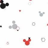 York Wallcoverings Disney Minnie Mouse Dots Red & Black Wallpaper Disney Kids Vol. 4 Covers about 56.4 square feet Unpasted 20.5-in repeat, drop match 20.5-in by 33-ft long roll - My Fabric Connection - York Wallcoverings Disney Minnie Mouse Dots Red & Black Wallpaper Disney Kids Vol. 4 Covers about 56.4 square feet Unpasted 20.5-in repeat, drop match 20.5-in by 33-ft long roll - My Fabric Connection -