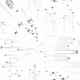 York Wallcoverings Star Wars: Galactic Battles Black & White Wallpaper Disney Kids Vol. 4 Covers about 56.4 square feet Unpasted 20.5-in repeat, drop match 20.5-in by 33-ft long roll - My Fabric Connection - York Wallcoverings Star Wars: Galactic Battles Black & White Wallpaper Disney Kids Vol. 4 Covers about 56.4 square feet Unpasted 20.5-in repeat, drop match 20.5-in by 33-ft long roll - My Fabric Connection -