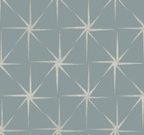 York Wallcoverings Evening Star Blue Wallpaper Grandmillennial Covers about 60.8 square feet Prepasted 25.25-in repeat, drop match 27-in by 27-ft long roll - My Fabric Connection - York Wallcoverings Evening Star Blue Wallpaper Grandmillennial Covers about 60.8 square feet Prepasted 25.25-in repeat, drop match 27-in by 27-ft long roll - My Fabric Connection -