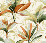 York Wallcoverings Summerhouse Sienna Wallpaper Greenhouse Covers about 60.8 square feet Prepasted 25.25-in repeat, drop match 27-in by 27-ft long roll - My Fabric Connection - York Wallcoverings Summerhouse Sienna Wallpaper Greenhouse Covers about 60.8 square feet Prepasted 25.25-in repeat, drop match 27-in by 27-ft long roll - My Fabric Connection -