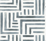 Lemieux et Cie Painterly Labyrinth Aqua Wallpaper Lemieux et Cie Signature Covers about 60.8 square feet Unpasted 24-in repeat, straight match 27-in by 27-ft long roll - My Fabric Connection - Lemieux et Cie Painterly Labyrinth Aqua Wallpaper Lemieux et Cie Signature Covers about 60.8 square feet Unpasted 24-in repeat, straight match 27-in by 27-ft long roll - My Fabric Connection -
