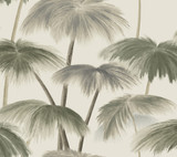 Lemieux et Cie Plein Air Palms Vintage Wallpaper Lemieux et Cie Signature Covers about 60.8 square feet Unpasted 24-in repeat, drop match 27-in by 27-ft long roll - My Fabric Connection - Lemieux et Cie Plein Air Palms Vintage Wallpaper Lemieux et Cie Signature Covers about 60.8 square feet Unpasted 24-in repeat, drop match 27-in by 27-ft long roll - My Fabric Connection -