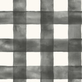 Magnolia Home Watercolor Check Black & White Wallpaper Magnolia Home Covers about 56.4 square feet Prepasted 20.5-in repeat, straight match 20.5-in by 33-ft long roll - My Fabric Connection - Magnolia Home Watercolor Check Black & White Wallpaper Magnolia Home Covers about 56.4 square feet Prepasted 20.5-in repeat, straight match 20.5-in by 33-ft long roll - My Fabric Connection -