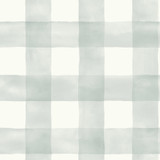 Magnolia Home Watercolor Check Grey & White Wallpaper Magnolia Home Covers about 56.4 square feet Prepasted 20.5-in repeat, straight match 20.5-in by 33-ft long roll - My Fabric Connection - Magnolia Home Watercolor Check Grey & White Wallpaper Magnolia Home Covers about 56.4 square feet Prepasted 20.5-in repeat, straight match 20.5-in by 33-ft long roll - My Fabric Connection -