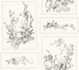 Magnolia Home The Magnolia Grey & Off White Wallpaper Magnolia Home Covers about 60.8 square feet Prepasted 24-in repeat, straight match 27-in by 27-ft long roll - My Fabric Connection - Magnolia Home The Magnolia Grey & Off White Wallpaper Magnolia Home Covers about 60.8 square feet Prepasted 24-in repeat, straight match 27-in by 27-ft long roll - My Fabric Connection -