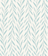 Magnolia Home Willow Blue Wallpaper Magnolia Home Artful Prints & Patterns Covers about 56.4 square feet Prepasted 24-in repeat, straight match 20.5-in by 33-ft long roll - My Fabric Connection - Magnolia Home Willow Blue Wallpaper Magnolia Home Artful Prints & Patterns Covers about 56.4 square feet Prepasted 24-in repeat, straight match 20.5-in by 33-ft long roll - My Fabric Connection -