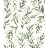 Magnolia Home Olive Branch Olive Grove Wallpaper Magnolia Home Vol. II Covers about 56.4 square feet Prepasted 24-in repeat, drop match 20.5-in by 33-ft long roll - My Fabric Connection - Magnolia Home Olive Branch Olive Grove Wallpaper Magnolia Home Vol. II Covers about 56.4 square feet Prepasted 24-in repeat, drop match 20.5-in by 33-ft long roll - My Fabric Connection -
