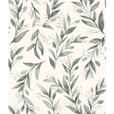 Magnolia Home Olive Branch Charcoal Wallpaper Magnolia Home Vol. II Covers about 56.4 square feet Prepasted 24-in repeat, drop match 20.5-in by 33-ft long roll - My Fabric Connection - Magnolia Home Olive Branch Charcoal Wallpaper Magnolia Home Vol. II Covers about 56.4 square feet Prepasted 24-in repeat, drop match 20.5-in by 33-ft long roll - My Fabric Connection -