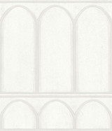 York Wallcoverings Arches White & Pearl Wallpaper Mediterranean Covers about 56.4 square feet Prepasted 24-in repeat, straight match 20.5-in by 33-ft long roll - My Fabric Connection - York Wallcoverings Arches White & Pearl Wallpaper Mediterranean Covers about 56.4 square feet Prepasted 24-in repeat, straight match 20.5-in by 33-ft long roll - My Fabric Connection -