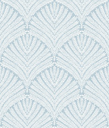 York Wallcoverings Beachcomber Blue & White Wallpaper Mediterranean Covers about 56.4 square feet Prepasted 24-in repeat, straight match 20.5-in by 33-ft long roll - My Fabric Connection - York Wallcoverings Beachcomber Blue & White Wallpaper Mediterranean Covers about 56.4 square feet Prepasted 24-in repeat, straight match 20.5-in by 33-ft long roll - My Fabric Connection -